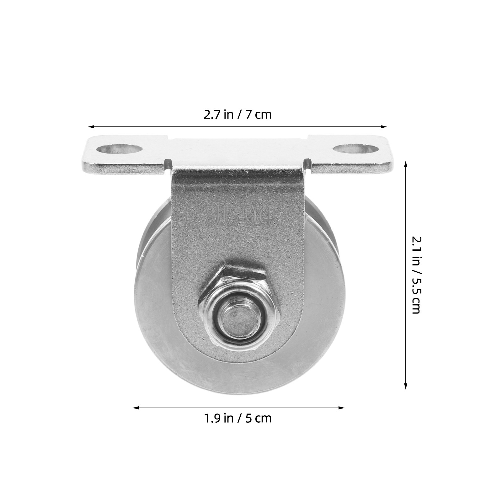 2Pcs Stainless Steel Cable Pul - Cable Pulley System ulasan dan harga