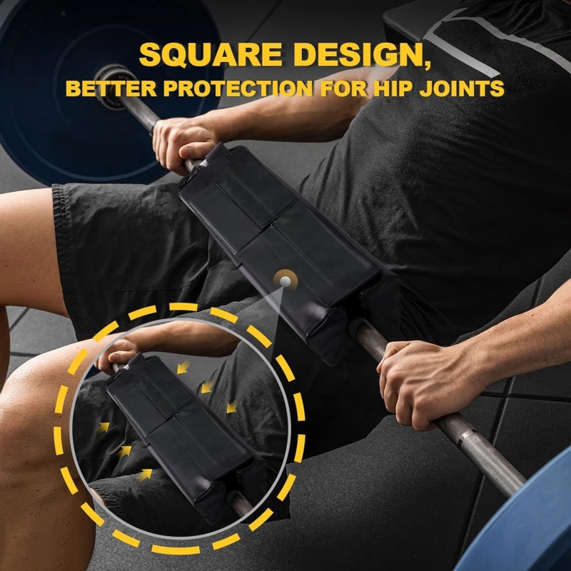 Square Hip Thrust Pad Barbell  - Home Gym Weight Bench ulasan dan harga