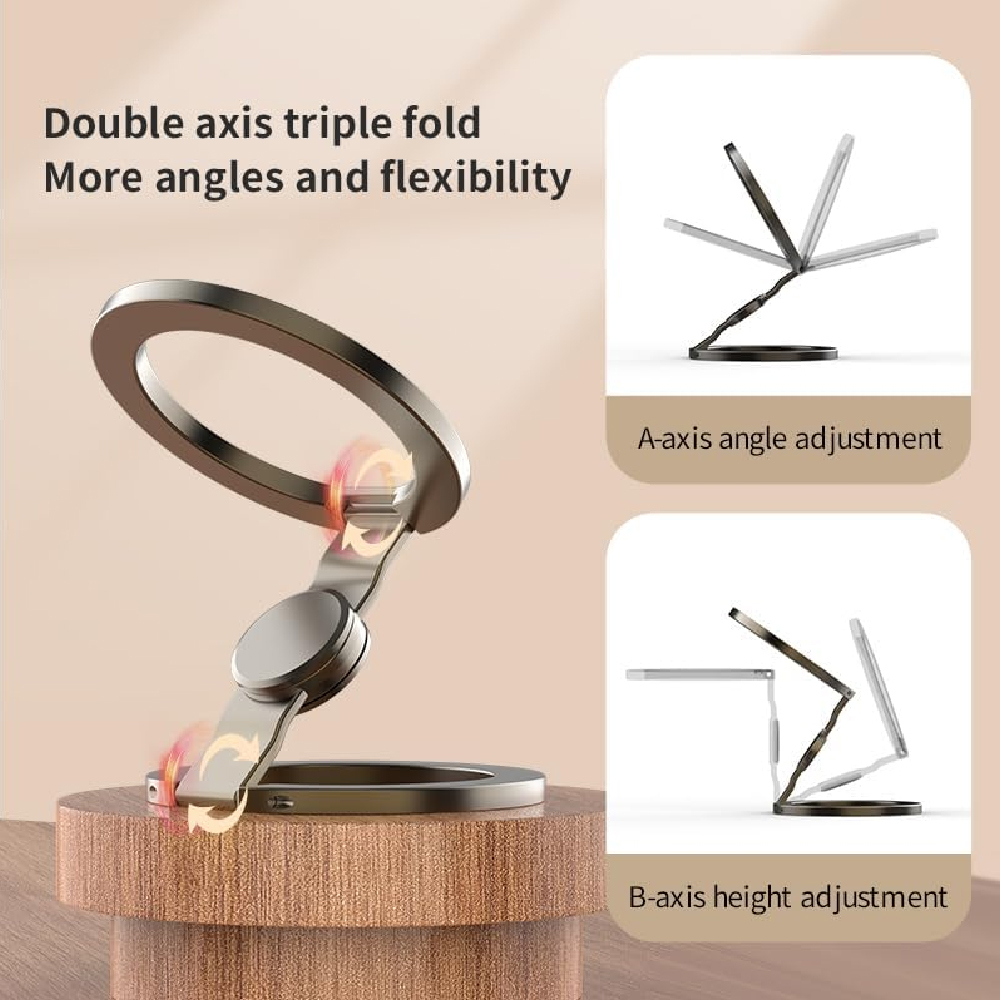 1PC Magnetic Phone Holder Fold - Home Gym Foldable ulasan dan harga