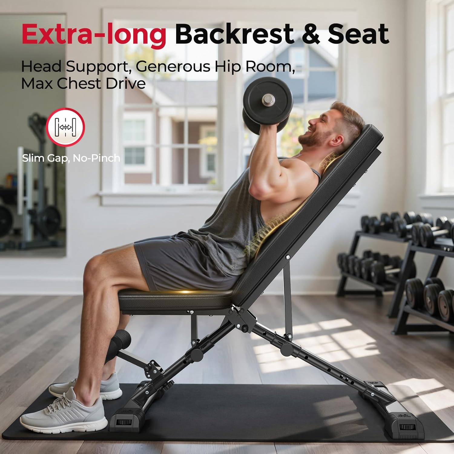 Home Gym Adjustable Weight Ben - Home Gym Weight Bench ulasan dan harga