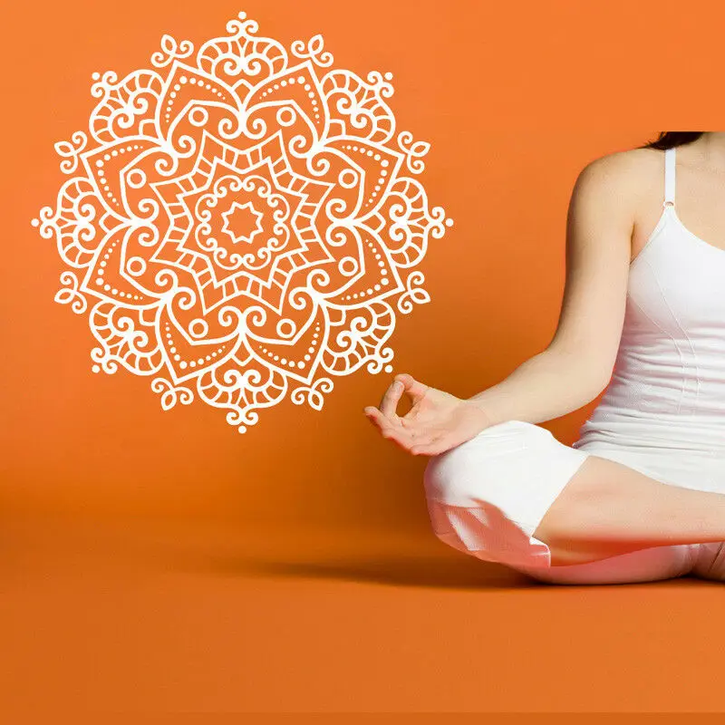 Yoga Hinduism Buddha Wall Stic - Home Gym Yoga Room ulasan dan harga