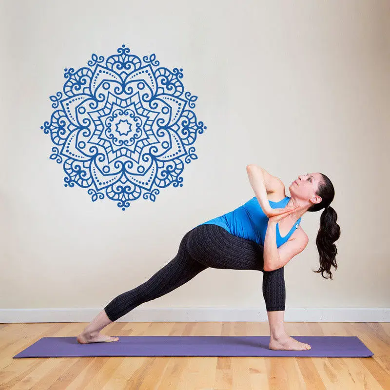 Yoga Hinduism Buddha Wall Stic - Home Gym Yoga Room ulasan dan harga
