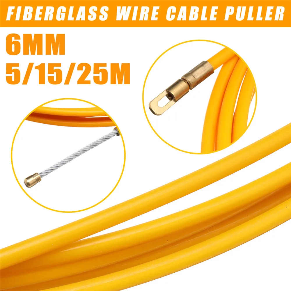 5/15/25m 6mm Guide Device Fibe - Cable Pulley System ulasan dan harga