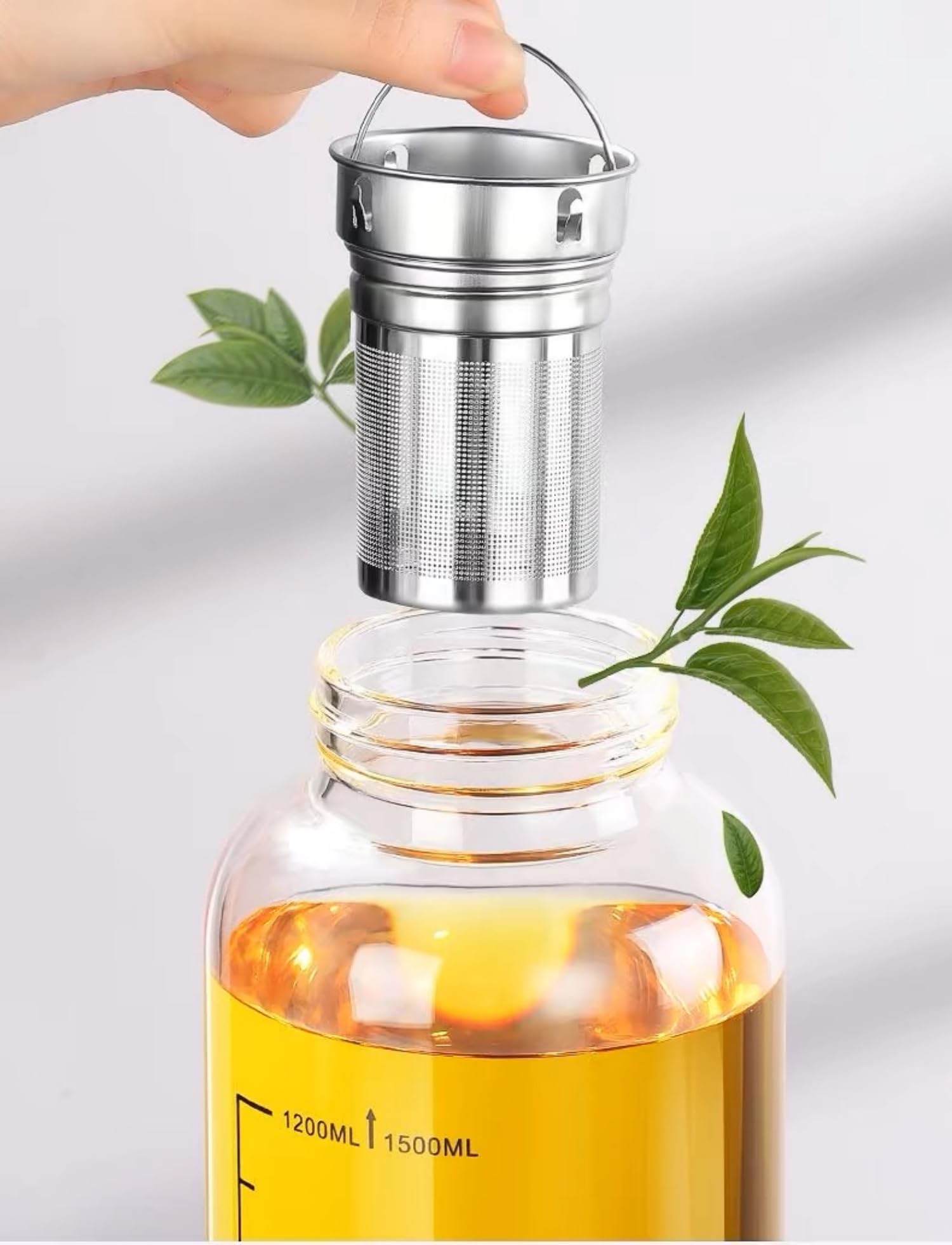 Glass Tea Tumbler with Infuser - Kettler Home Gym ulasan dan harga