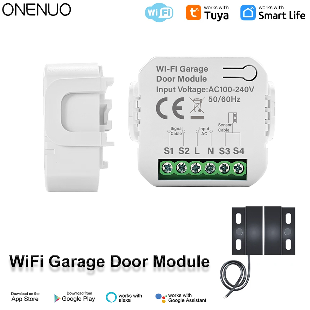Smart Tuya WiFi Garage Door Sw - Home Gym Garage ulasan dan harga