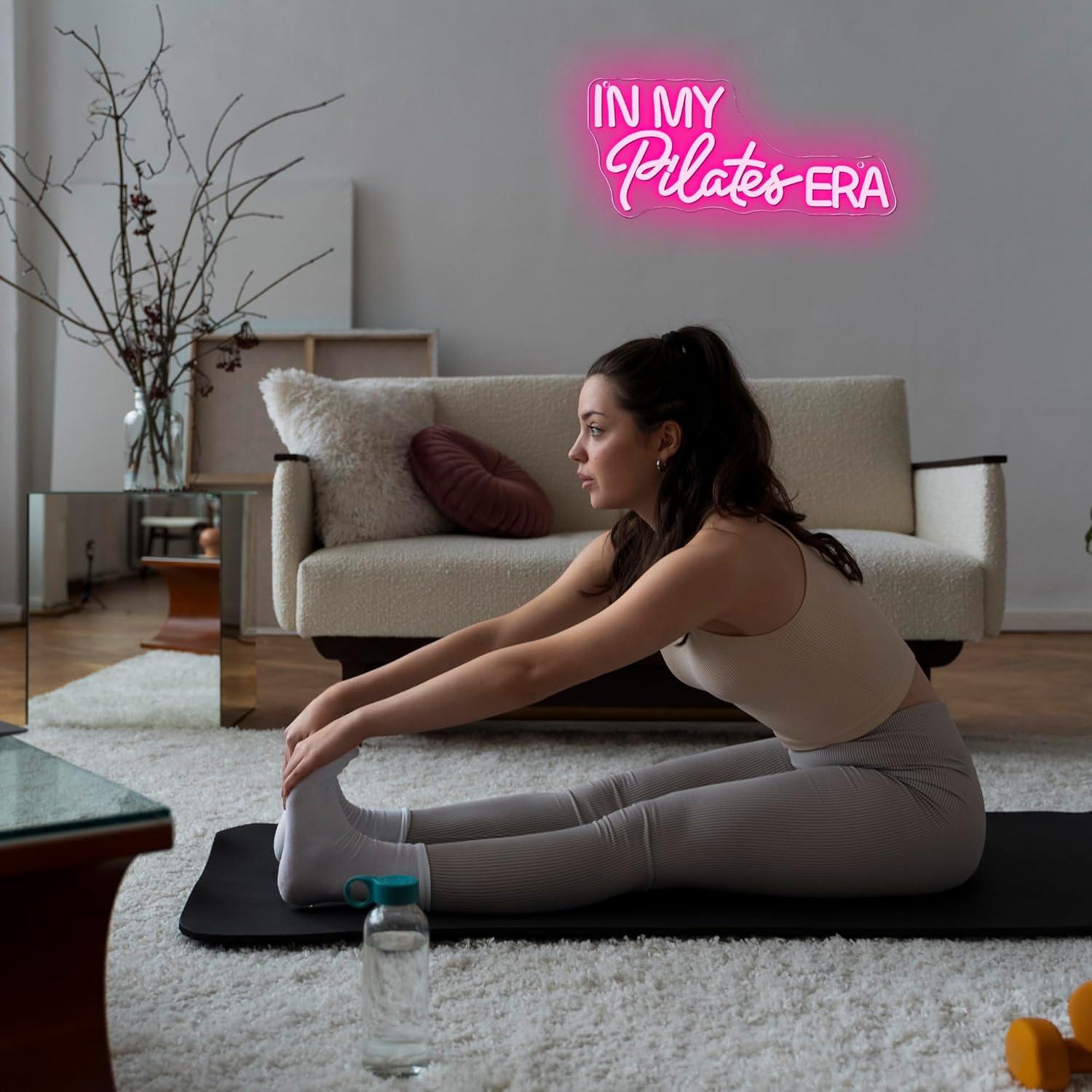In My Pilates Era Neon Sign Di - Home Gym Yoga Room ulasan dan harga