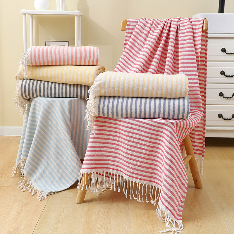 100x180CM Cotton Turkish Beach - Sauna Home Gym ulasan dan harga