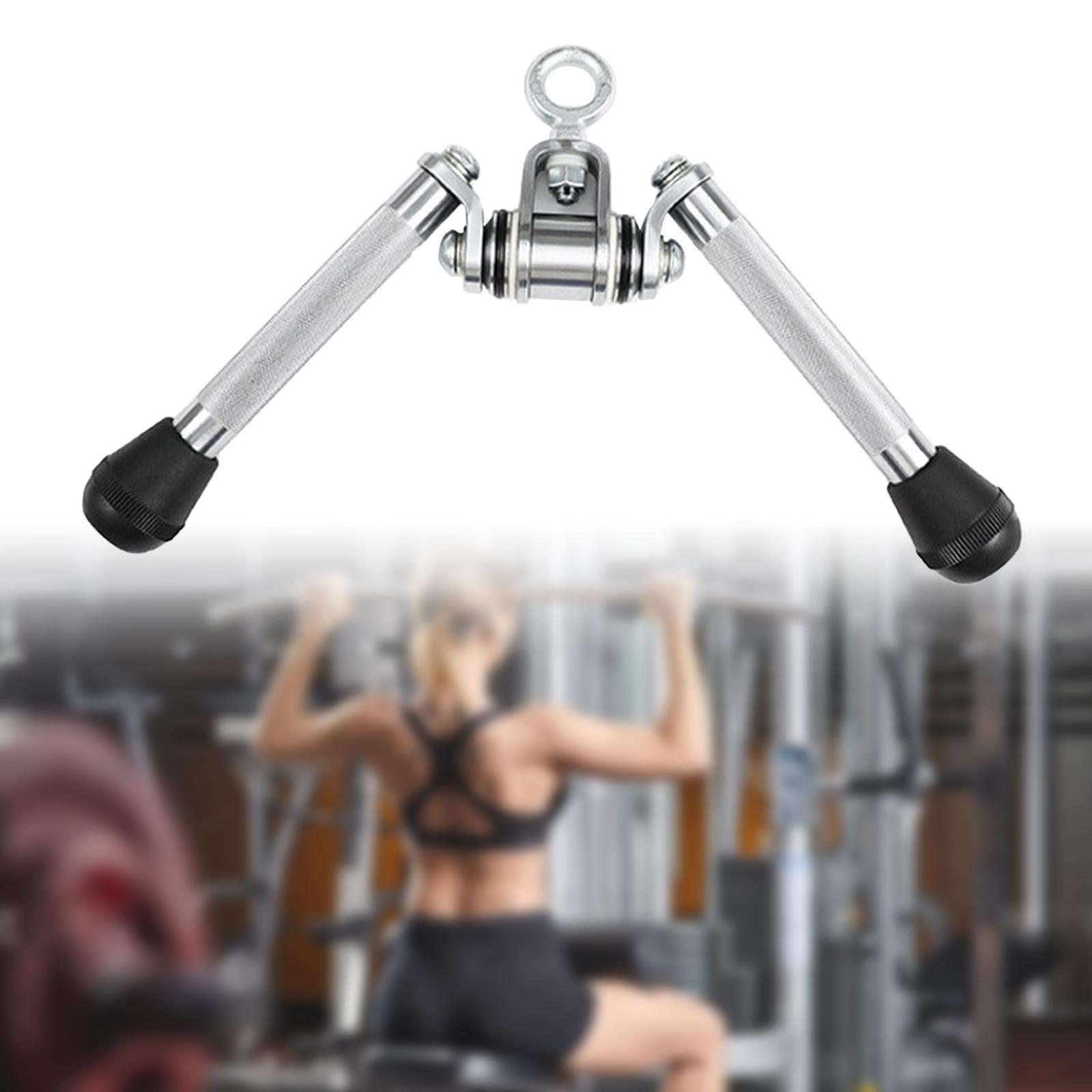 Steel Tricep Press Down V Bar  - Cable Pulley System ulasan dan harga