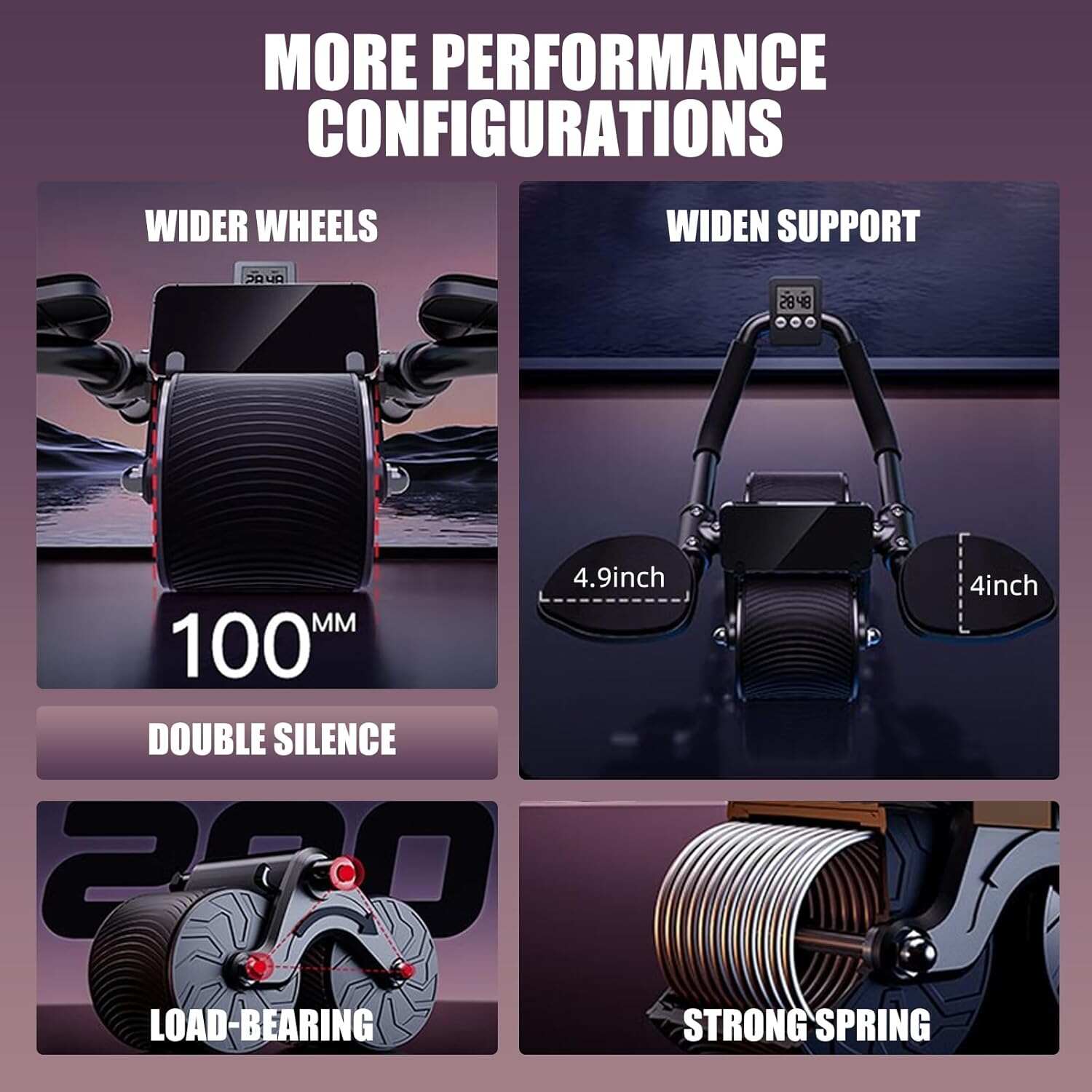 Automatic Smart Rebound Ab Rol - Home Gym Total Fitness ulasan dan harga