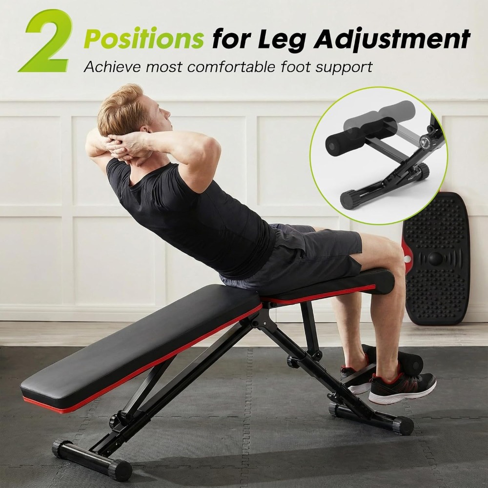 Adjustable Weight Bench for Fu - Home Gym Foldable ulasan dan harga