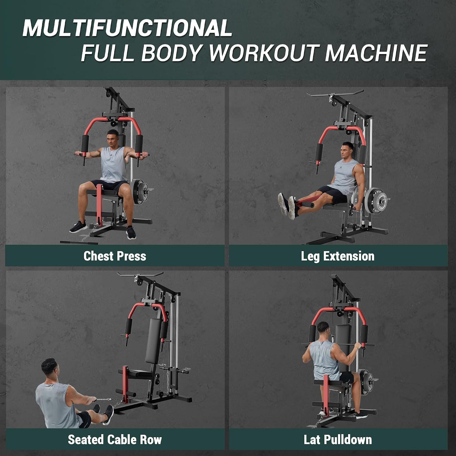 Full-Body Home Gym Machine wit - Home Gym Leg Extension ulasan dan harga