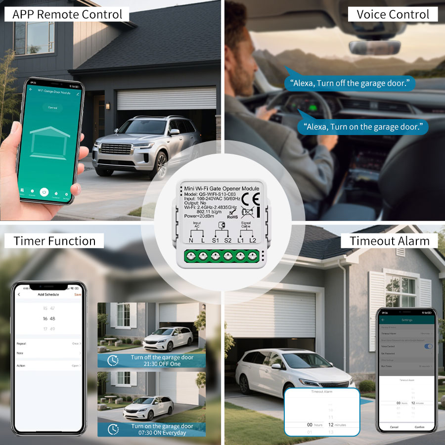 Tuya Smart WiFi or Zigbee Gara - Home Gym Garage ulasan dan harga