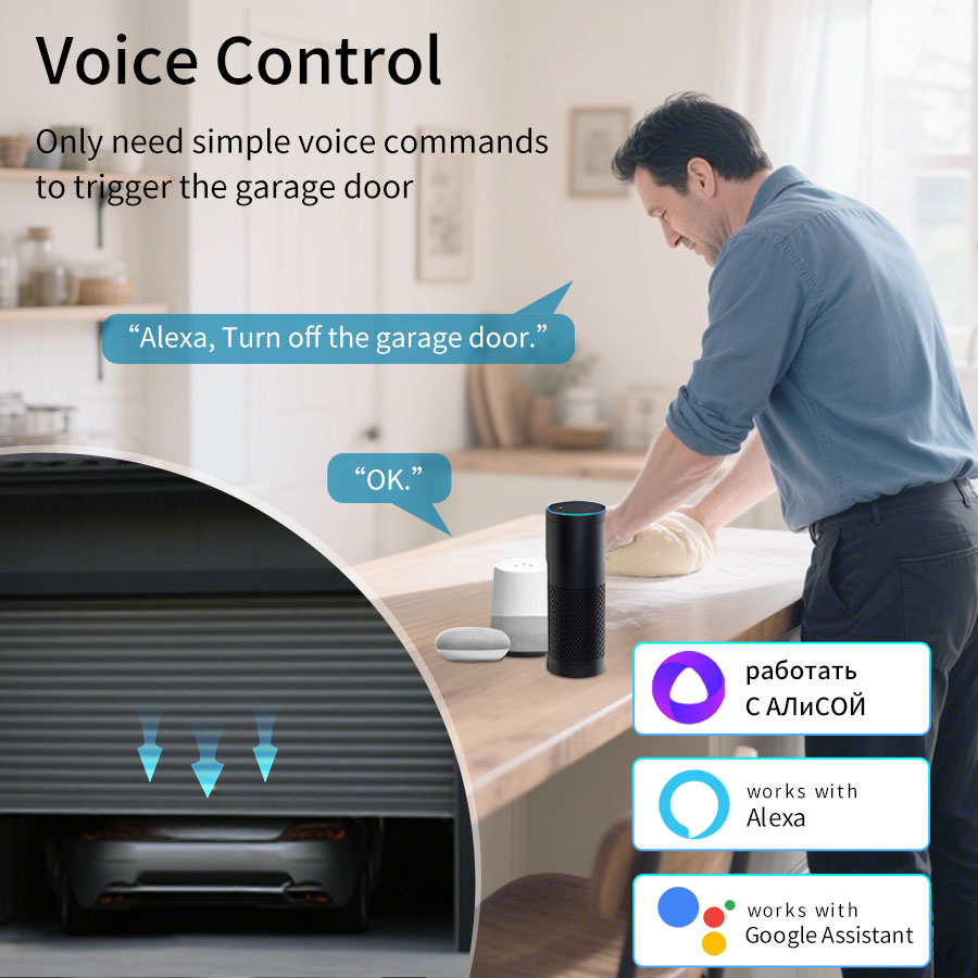 Tuya Smart WiFi or Zigbee Gara - Home Gym Garage ulasan dan harga