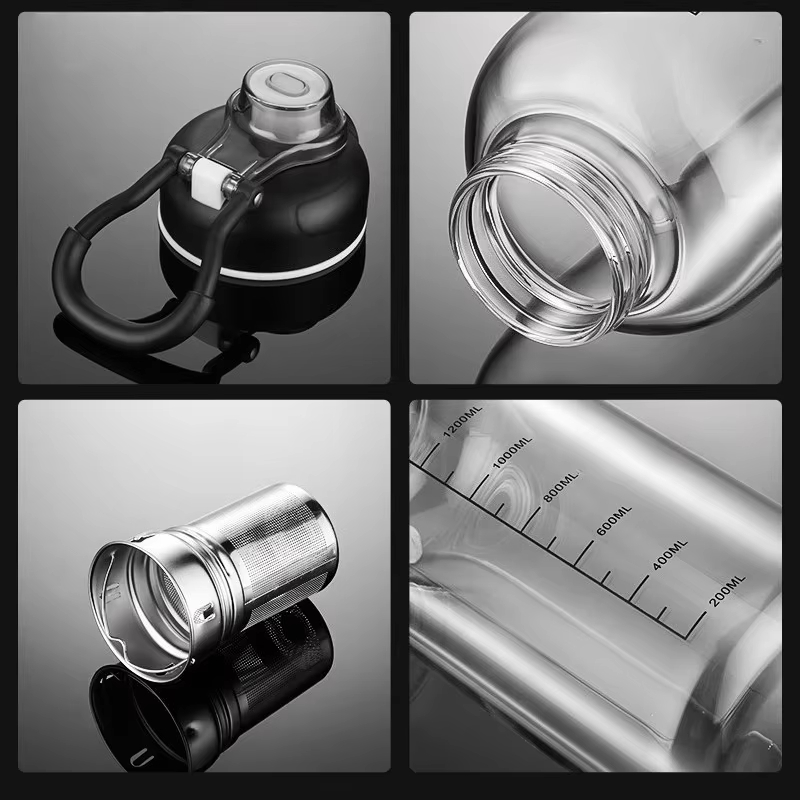 800/2500ml Large Glass Water B - Kettler Home Gym ulasan dan harga