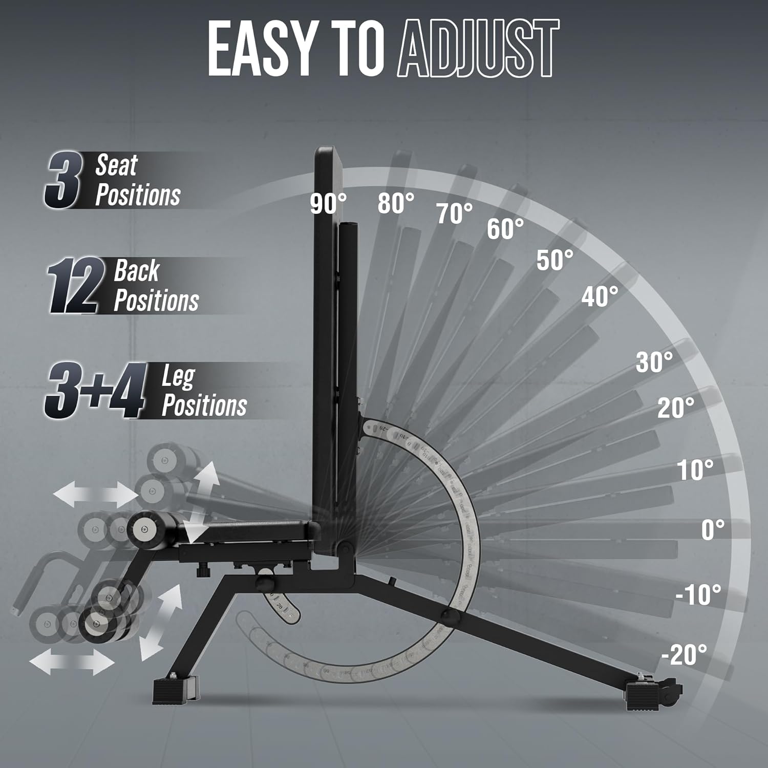 Home Gym Weight Bench - Steel  - Home Gym Weight Bench ulasan dan harga