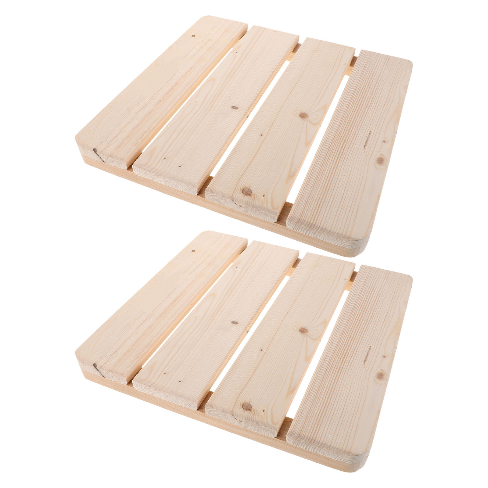 2Pcs Solid Wood Shower Floor M - Sauna Home Gym ulasan dan harga