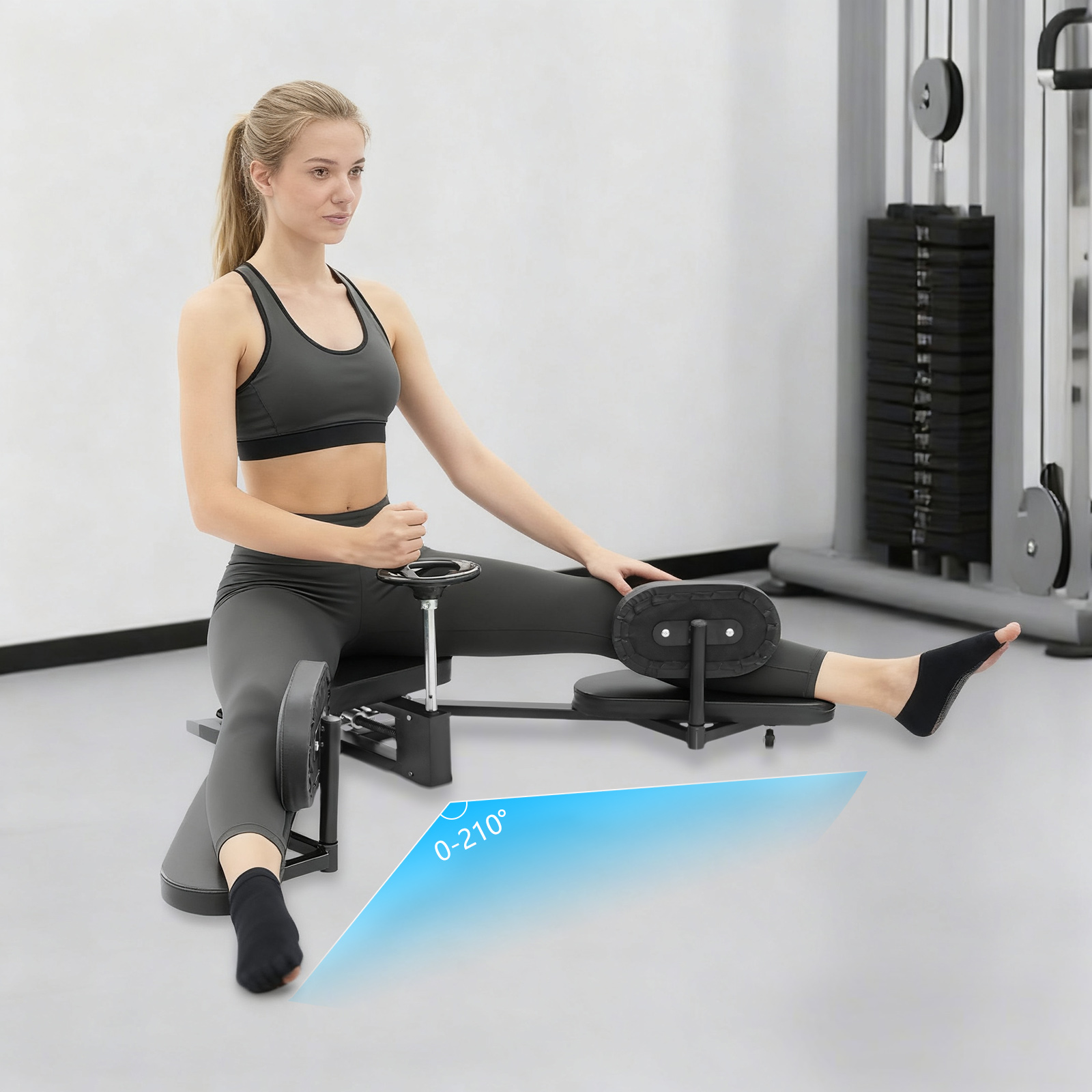 Leg Split Stretcher, Adjustabl - Home Gym Leg Extension ulasan dan harga