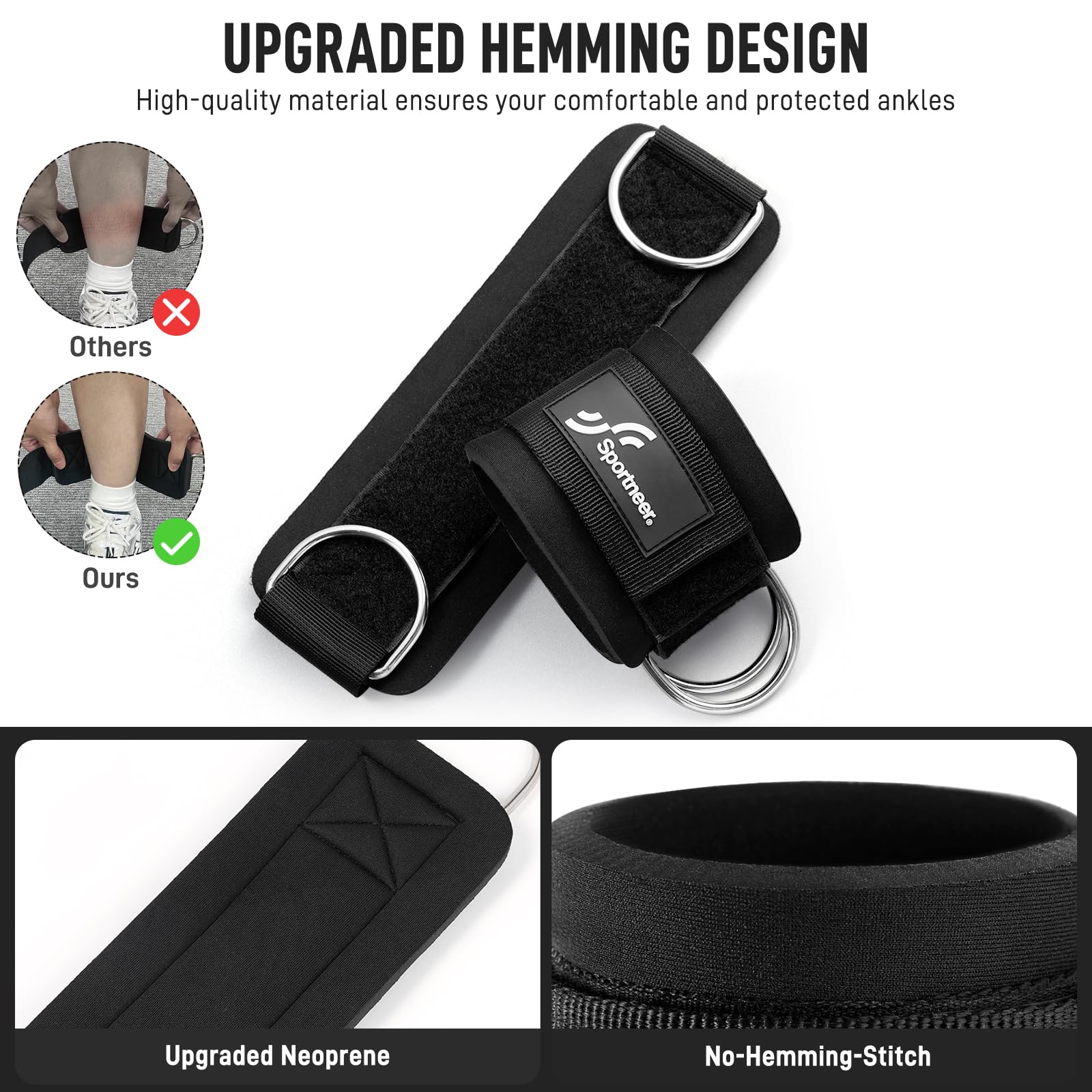Sportneer Adjustable Ankle Str - Home Gym Leg Extension ulasan dan harga