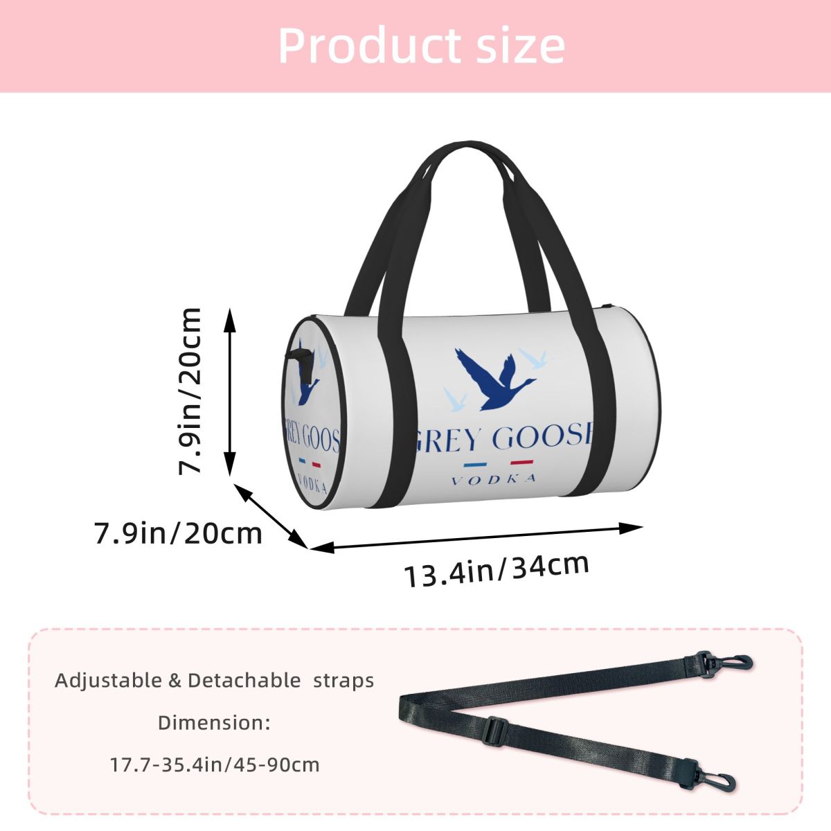 GREY GOOSE VODKA Luggage Bag L - Home Gym Packages ulasan dan harga