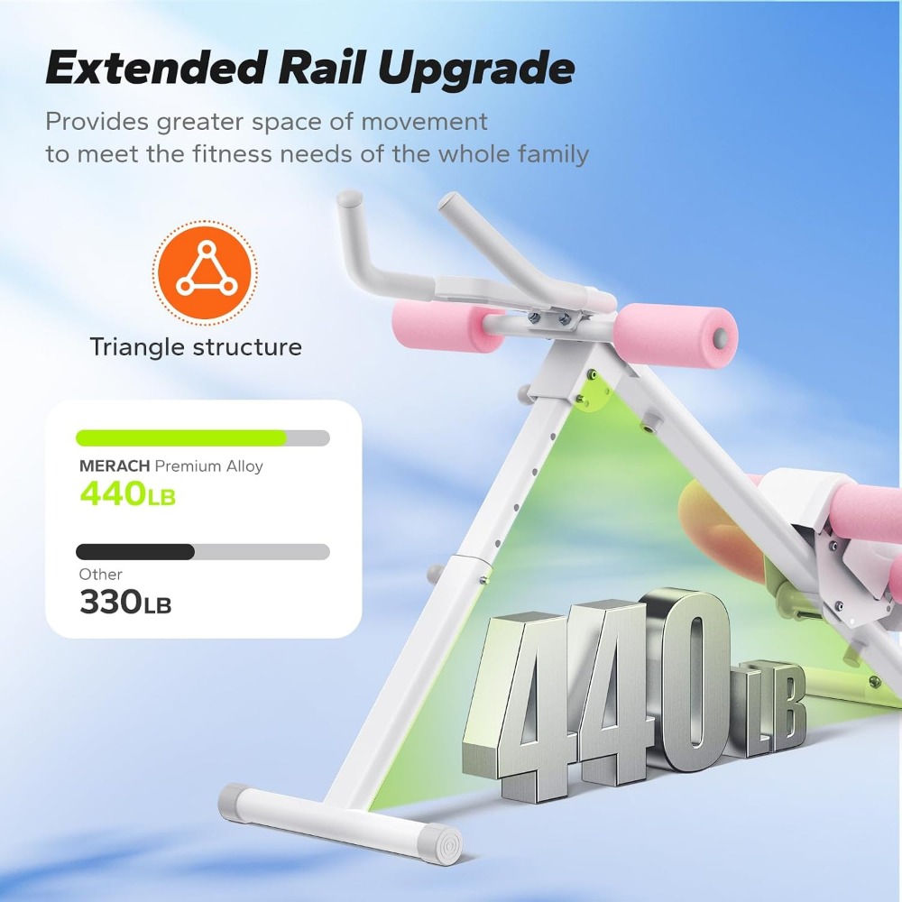 Adjustable Ab Trainer Machine  - Home Gym Foldable ulasan dan harga