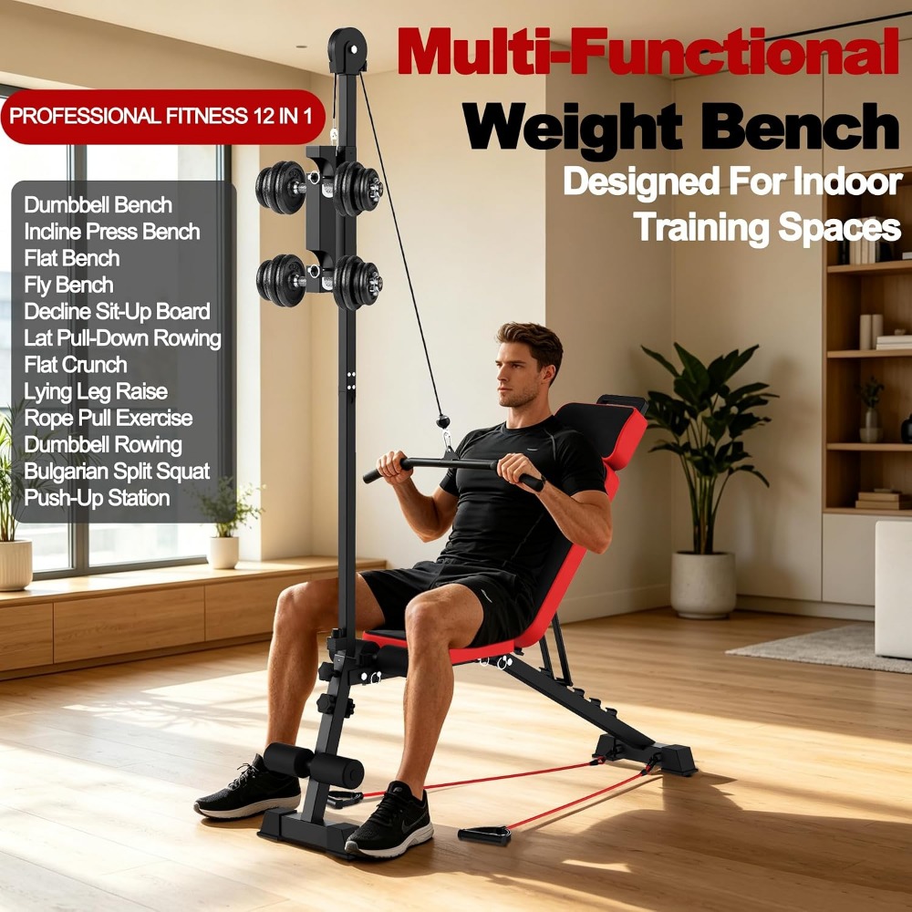 Multi-Functional Weight Bench  - Home Gym Weight Bench ulasan dan harga