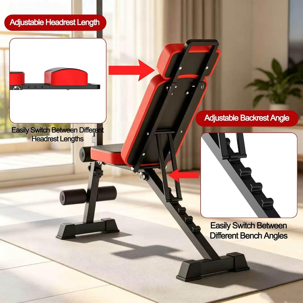 Multi-Functional Weight Bench  - Home Gym Weight Bench ulasan dan harga