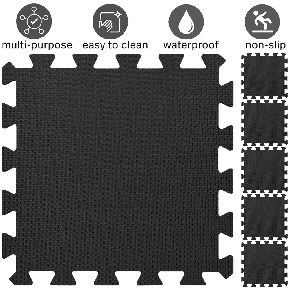 8/16 Pcs Gym Mat Cross-pattern - Home Gym Garage ulasan dan harga