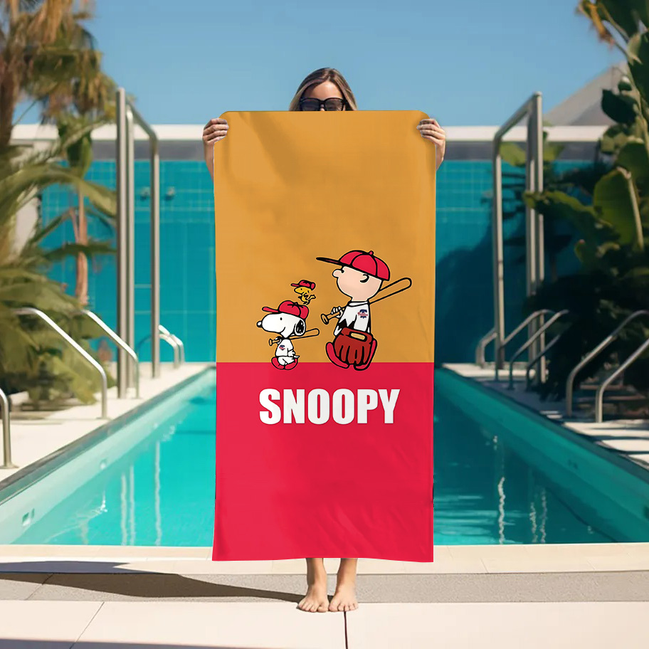 Beach Towels S-Snoopyes Bathro - Sauna Home Gym ulasan dan harga