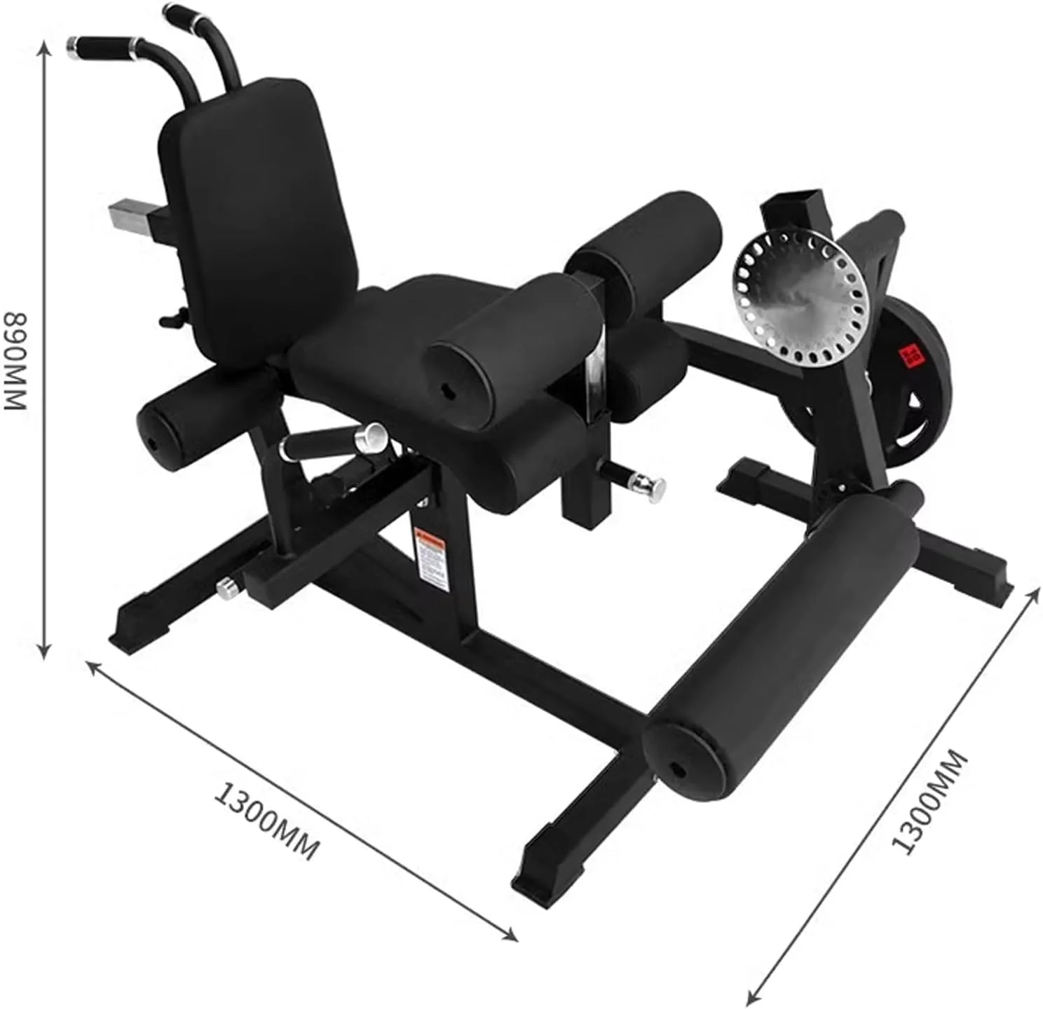 Plate Loaded Adjustable Leg Wo - Home Gym Leg Extension ulasan dan harga