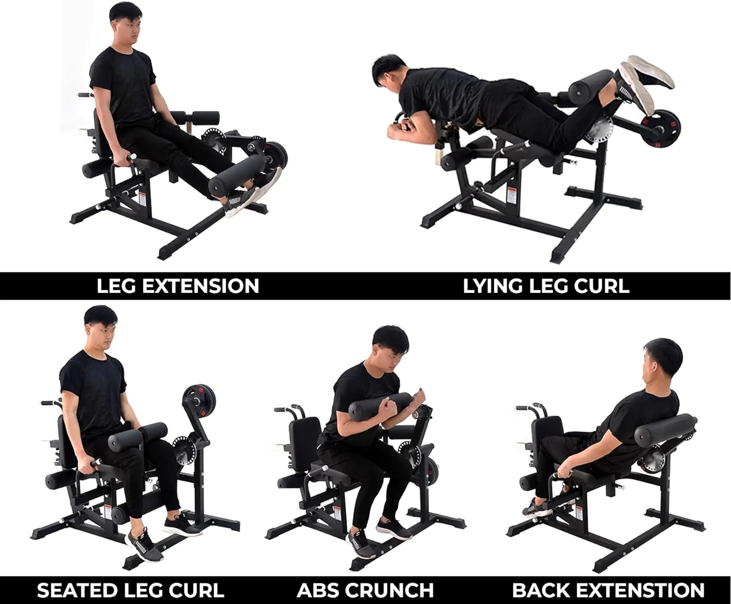 Plate Loaded Adjustable Leg Wo - Home Gym Leg Extension ulasan dan harga