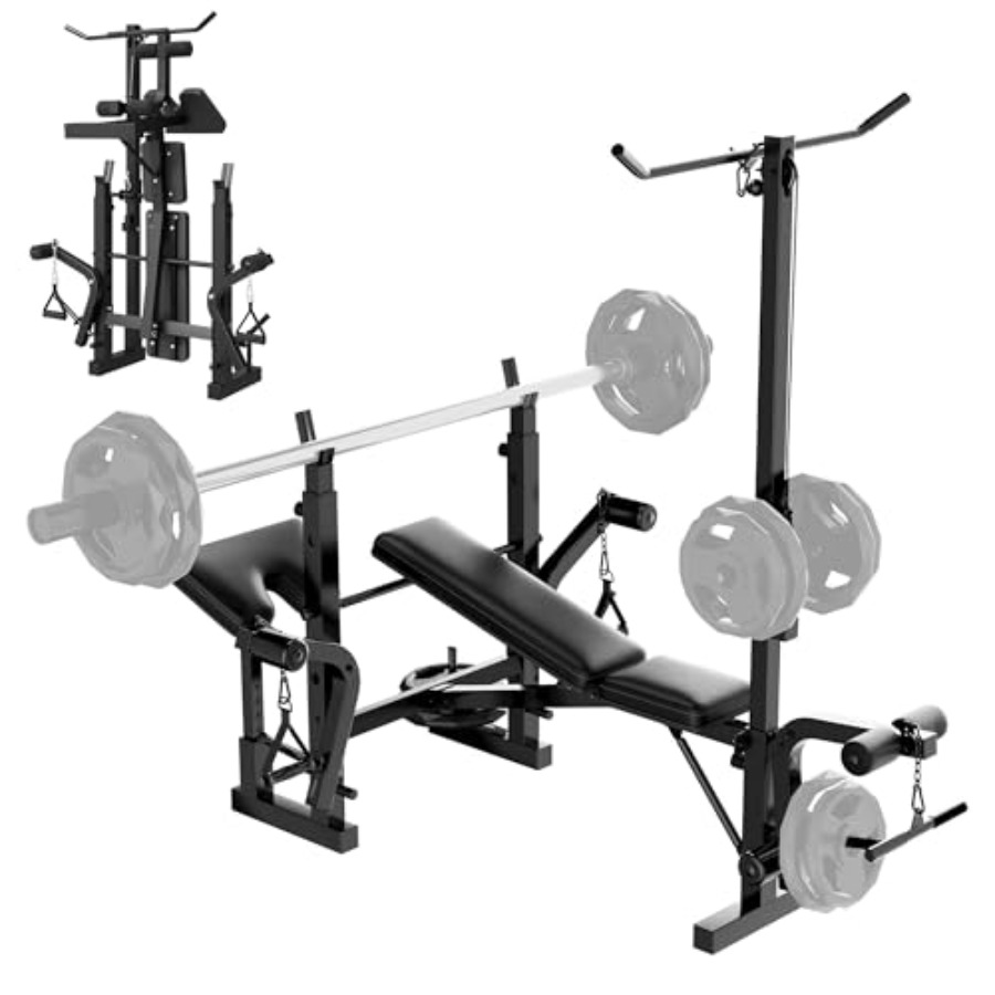 Home Gym Weight Bench Set: Ste - Home Gym Leg Extension ulasan dan harga