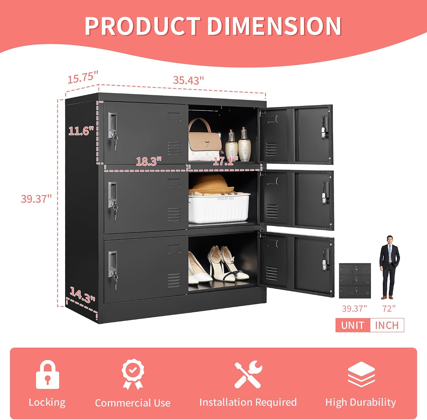 Metal Lockers For Employees Of - Home Gym Garage ulasan dan harga