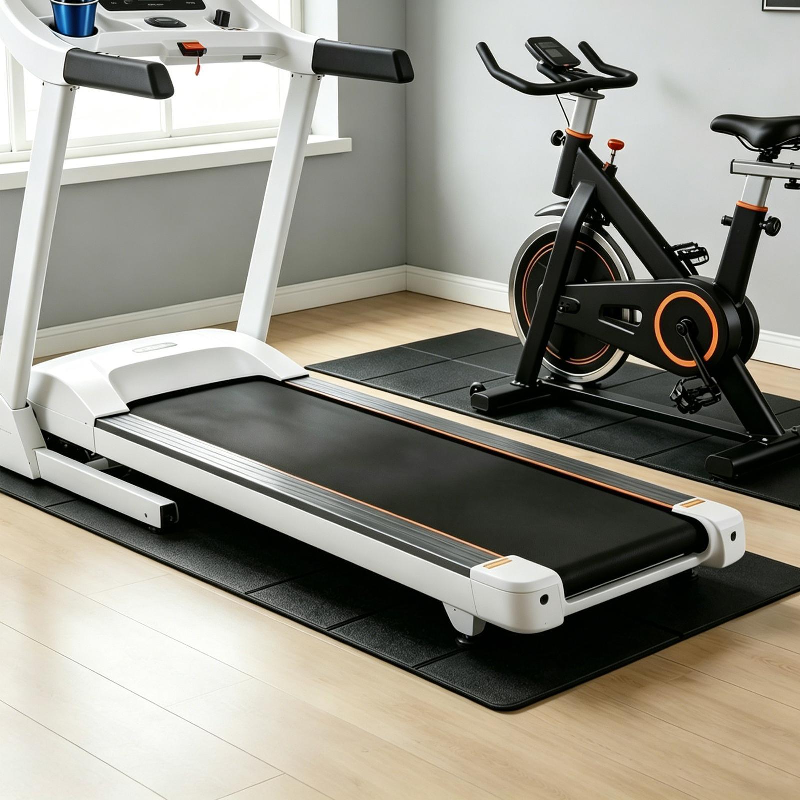 Under Treadmill Mat Heavy Duty - Home Gym Foldable ulasan dan harga