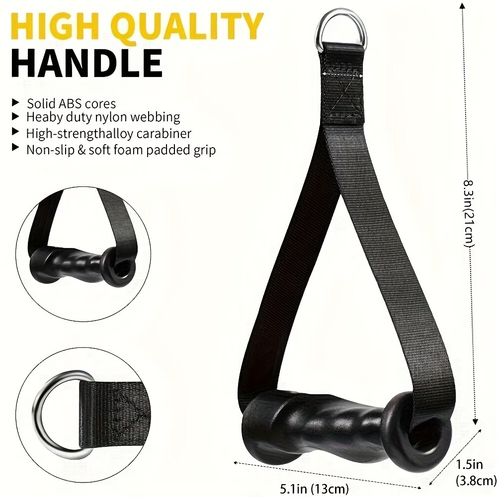 1Pair Ergonomic Exercise Handl - Cable Pulley System ulasan dan harga