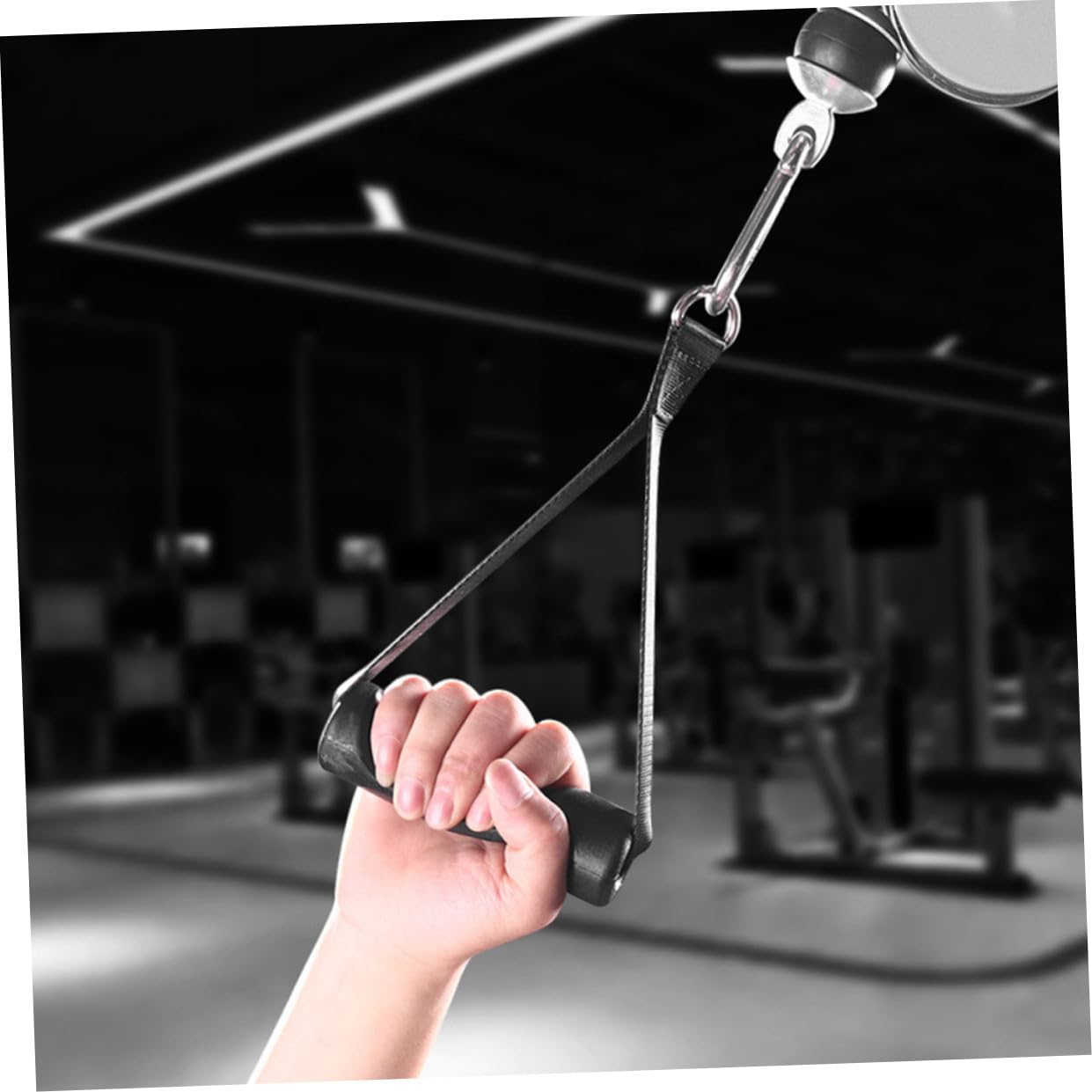 1Pair Ergonomic Exercise Handl - Cable Pulley System ulasan dan harga