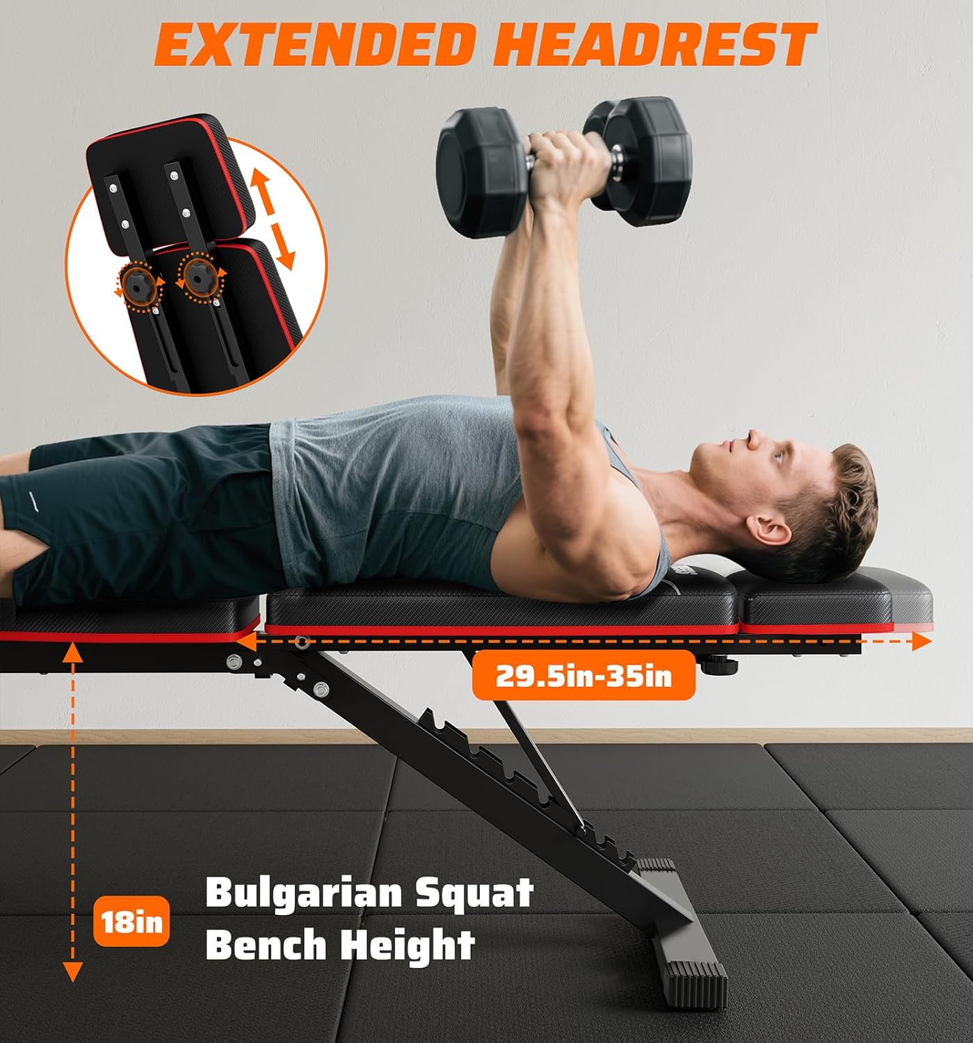 Home Gym Foldable Weight Bench - Home Gym Foldable ulasan dan harga
