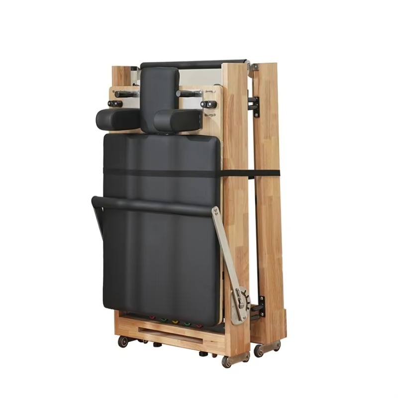 Wood Folding Pilates Reformer  - Home Gym Yoga Room ulasan dan harga