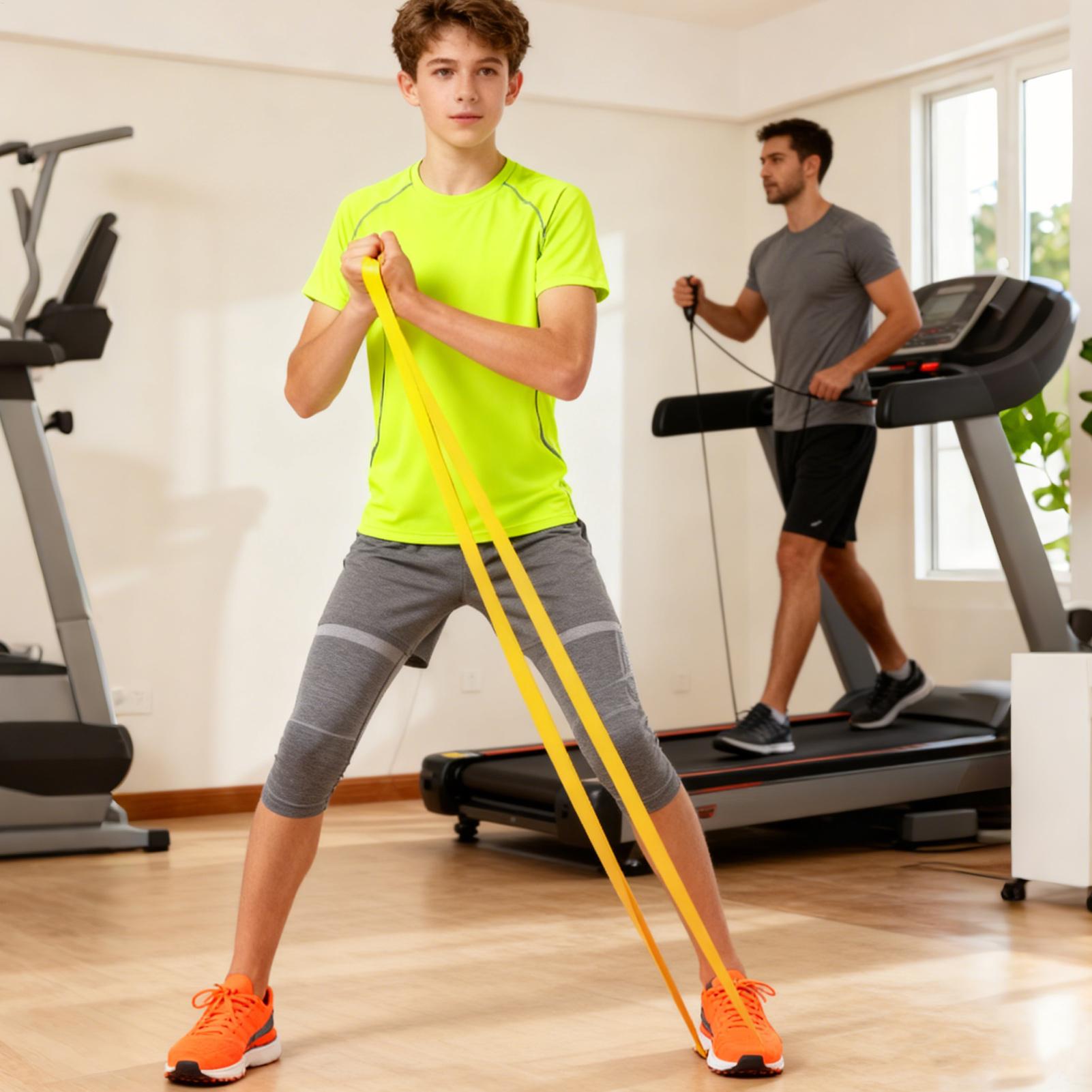 Workout Resistance Bands Elast - Home Gym Leg Extension ulasan dan harga