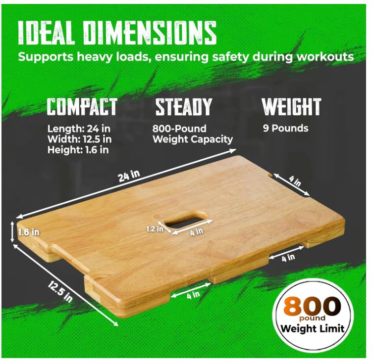 Wood Fitness Board Total Body  - Home Gym Total Fitness ulasan dan harga